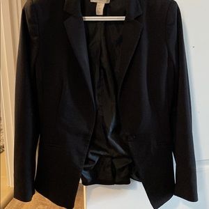 H&M black blazer, size small, barely worn and in good condition